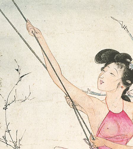赣县-胡也佛的仕女画和最知名的金瓶梅秘戏图